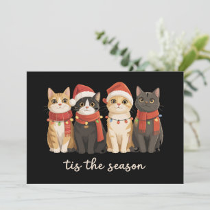 Cute Cat Mom Christmas Cats Lover Gift Funny Xmas Holiday Card