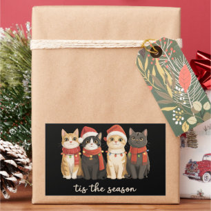 Cute Cat Mom Christmas Cats Lover Gift Funny Xmas Sticker