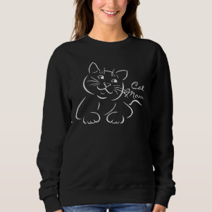 Cute Cat Mom Cool Cat Sweatshirt