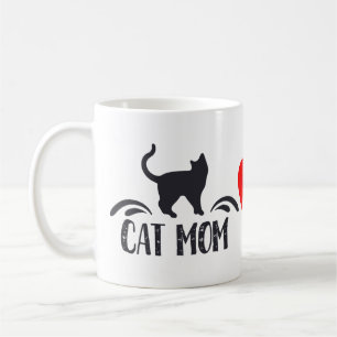 Cute Cat Mom Kitten Kitty Cats Crazy Cat Lady Coffee Mug
