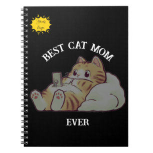 Cute Cat Mom Photo Notebook