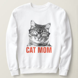 Cute CAT MOM sweatshirt pour femmes