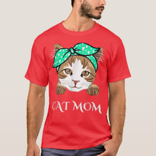 Cute Cat Mom Tshirt Kitten Cats Lover Funny Mother