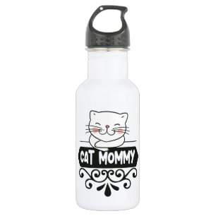Cute Cat mommy pet animal lovers  532 Ml Water Bottle