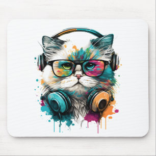 Cute Cat Mouse Pad