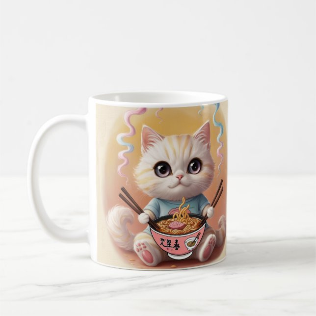 Cute Cat Mug  (Left)