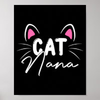 Cute cat nana cat face mama mother happy mothers