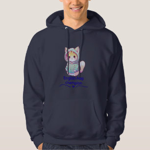 Cute Cat Nap Champion Too T-Shirt Hoodie
