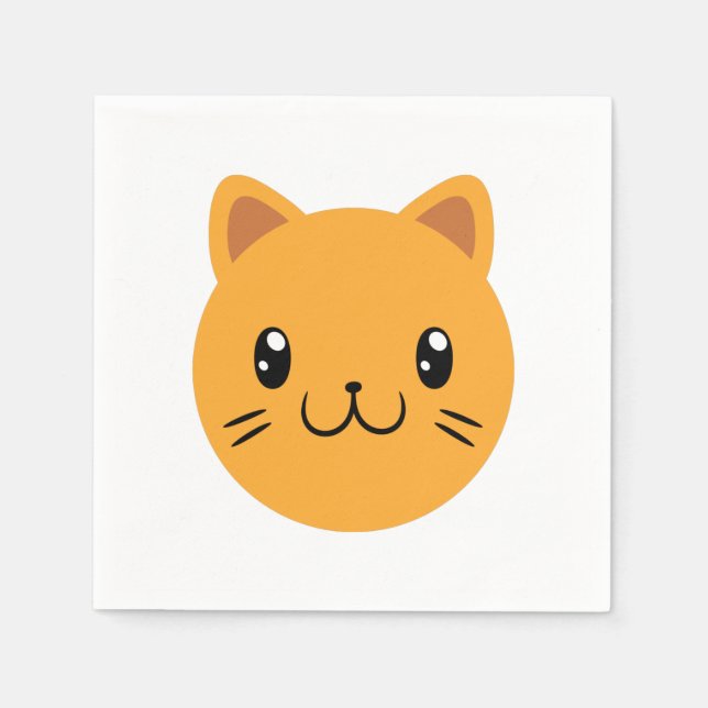 Cute Cat Napkin (Front)