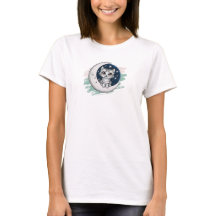 Cute Cat on the Moon