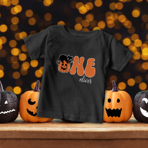 Cute Cat One First Birthday Baby T-Shirt