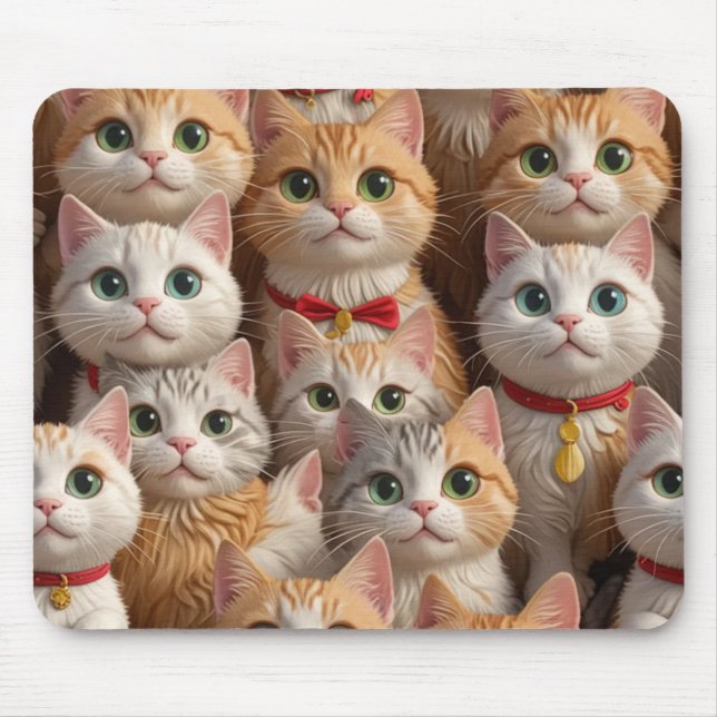  cute cat pads mouse pad (Front)
