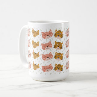 Cute Cat Pattern #2 Coffee Mug