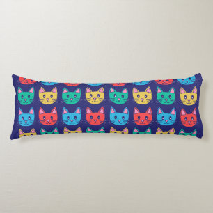 Cute Cat Pattern Body Pillow