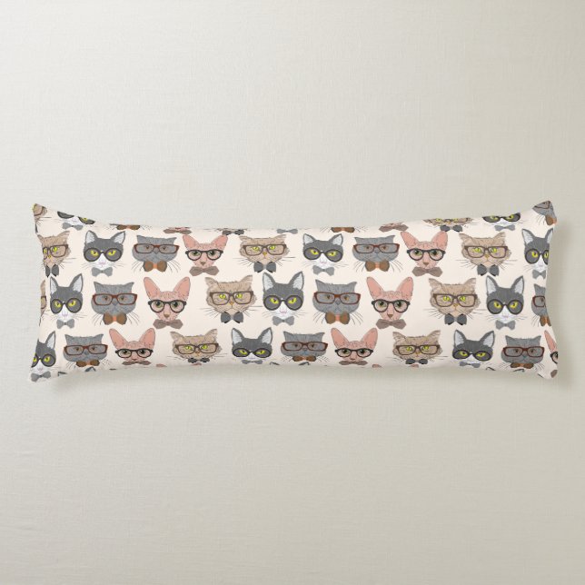 Cute Cat pattern Body Pillow (Front)
