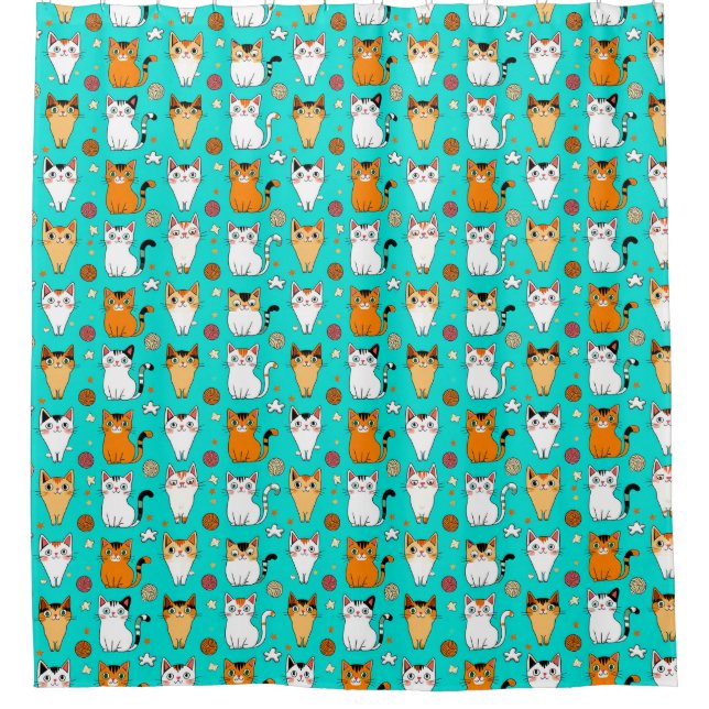 🐱 Cute Cat Pattern Cozy Home Style Fun 🎨 (Front)