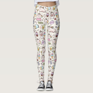 Cute Cat Pattern Leggings