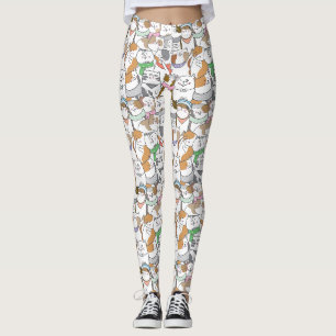 Cute Cat Pattern Leggings