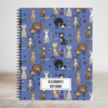 Cute Cat Pattern Personalized 