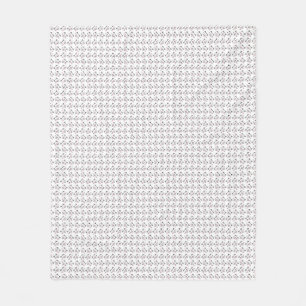 Cute Cat Pattern Seamless Background Fleece Blanket