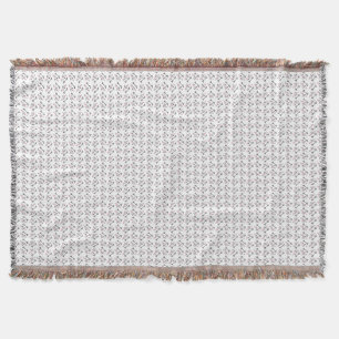 Cute Cat Pattern Seamless Background Throw Blanket