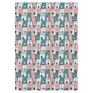 Cute Cat Pattern Tablecloth