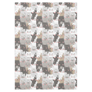 Cute Cat Pattern Tablecloth