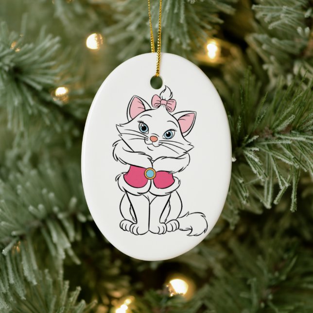 Cute Cat Pet Ceramic Ornament (Tree)