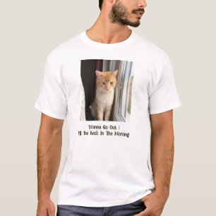Cute Cat , Photo And Name Customizable, Funny Text T-Shirt