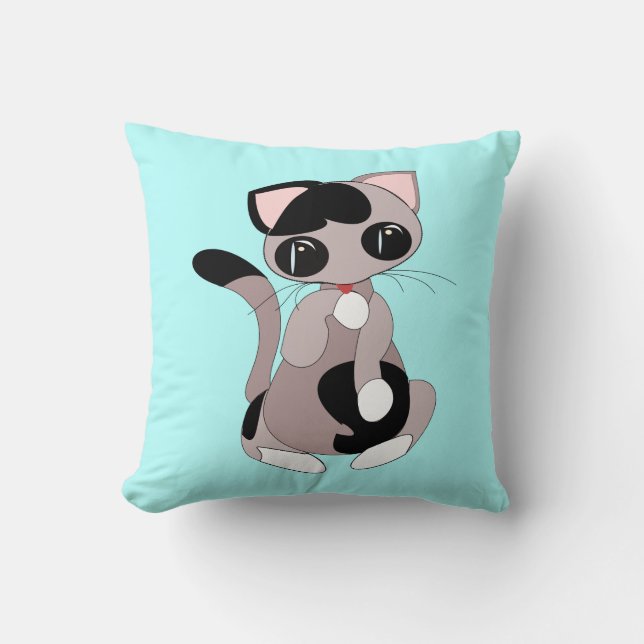 Cute Cat Pillow (Front)