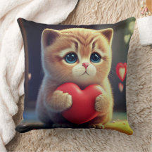 Cute Cat Pillow for Cat Lovers