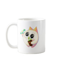 Cute Cat Plant Lover Cartoon Mug