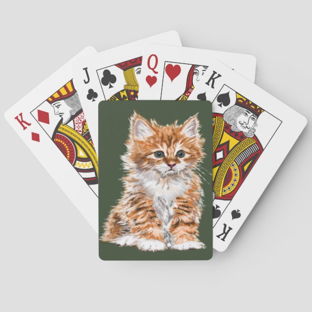 Cute Cat Playing Cards (Back)
