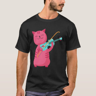 Cute Cat Playing the Violin T-Shirt