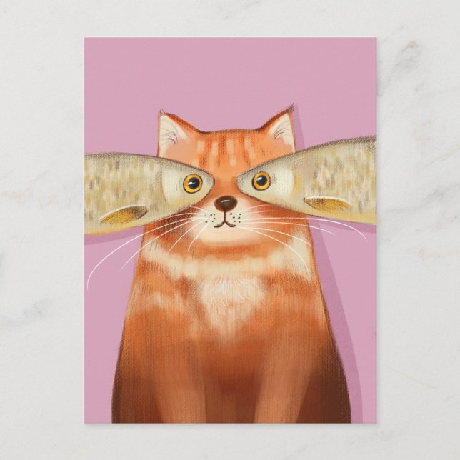 Cute Cat Postcard (Front)