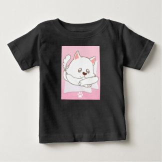 Cute Cat Print Baby T-Shirt