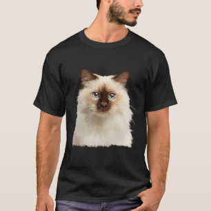 Cute Cat Ragdoll Cat  Face T-Shirt