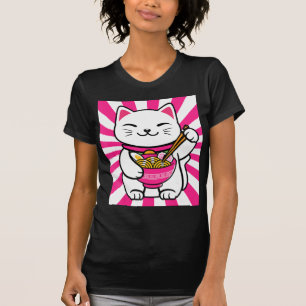 Cute Cat Ramen Anime Kawaii Teen gift teens T-Shirt
