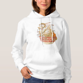 Cute Cat Ramen Kawaii Anime Cats Kitten Lover Gift Hoodie