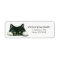 cute cat return address labels stickers envelope
