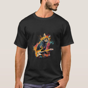 cute cat rocks tar design T-Shirt