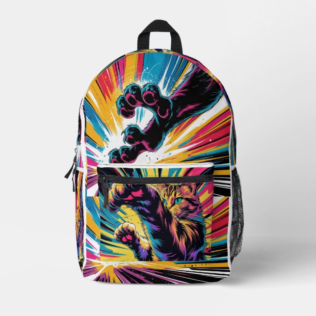 Cute Cat School Backpack – Perfect Gift for Stude (Front)