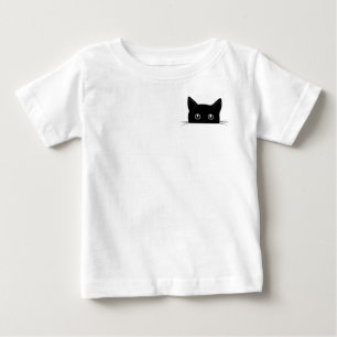 Cute Cat Shirt, Cat Hiding in Pocket Shirt
