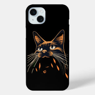 Cute Cat Sightings Funny Cat Lover Humour Jokes iPhone 15 Mini Case