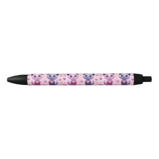 Cute Cat Stationery Kawaii Cat Design Adorable  Black Ink Pen