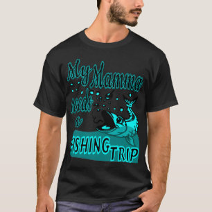 Cute cat steal fish fishing gift T-Shirt