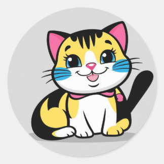 Cute Cat Sticker