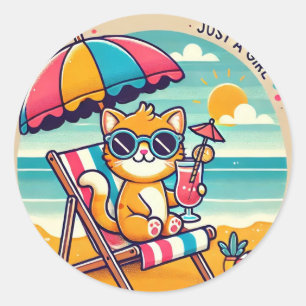 Cute Cat Sticker