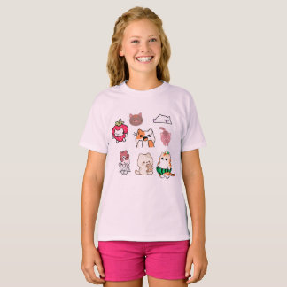 Cute Cat Stickers – Kitty Sticker Collection T-Shirt