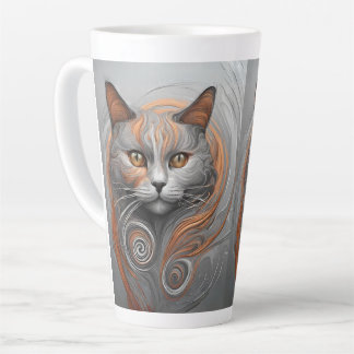 Cute Cat  Stylish Animal Cat Latte Coffee Mug